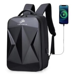 TRUE HUMAN® Anti-Theft backpack with USB charging port with anti-theft