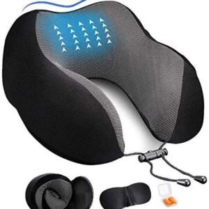 ADOFYS Travel Pillow Premium Memory Foam, Comfortable