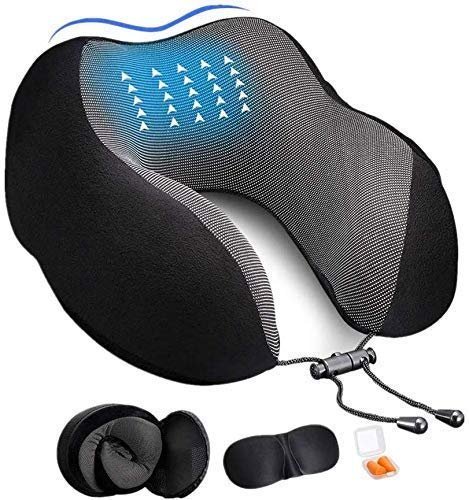 ADOFYS Travel Pillow Premium Memory Foam, Comfortable